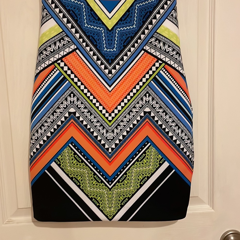 Laundry by Shelli Segal Geometric Tank Bodycon Dress - Picture 5 of 13